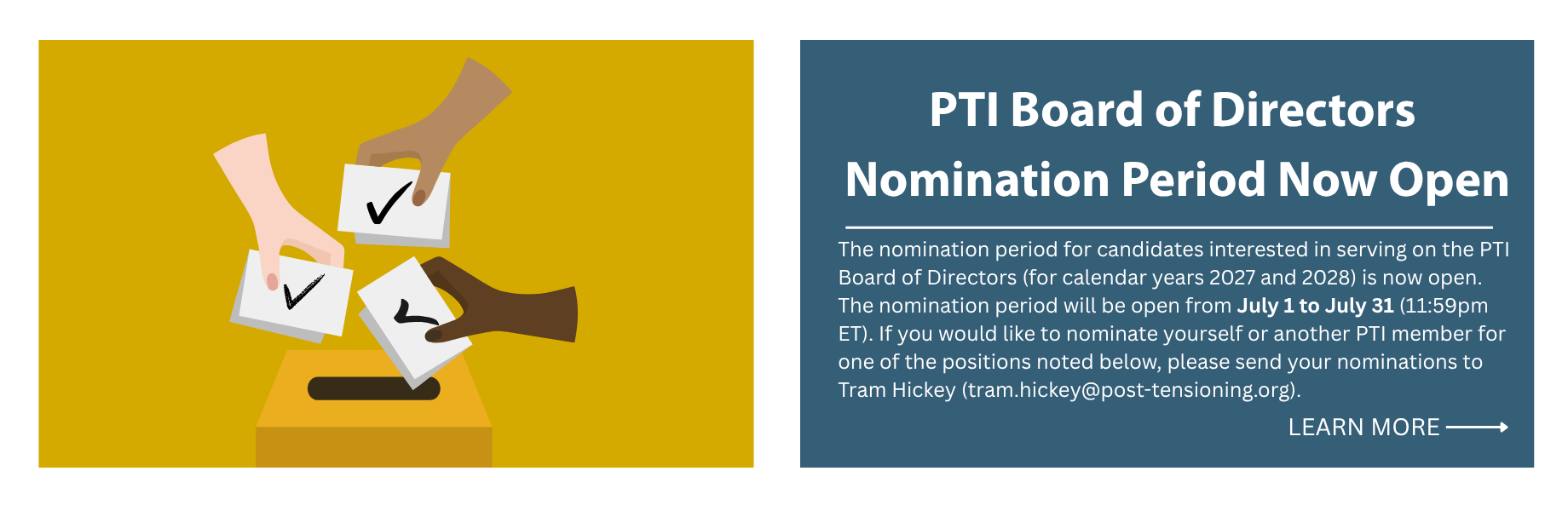 Board of Directors Nominations More Information